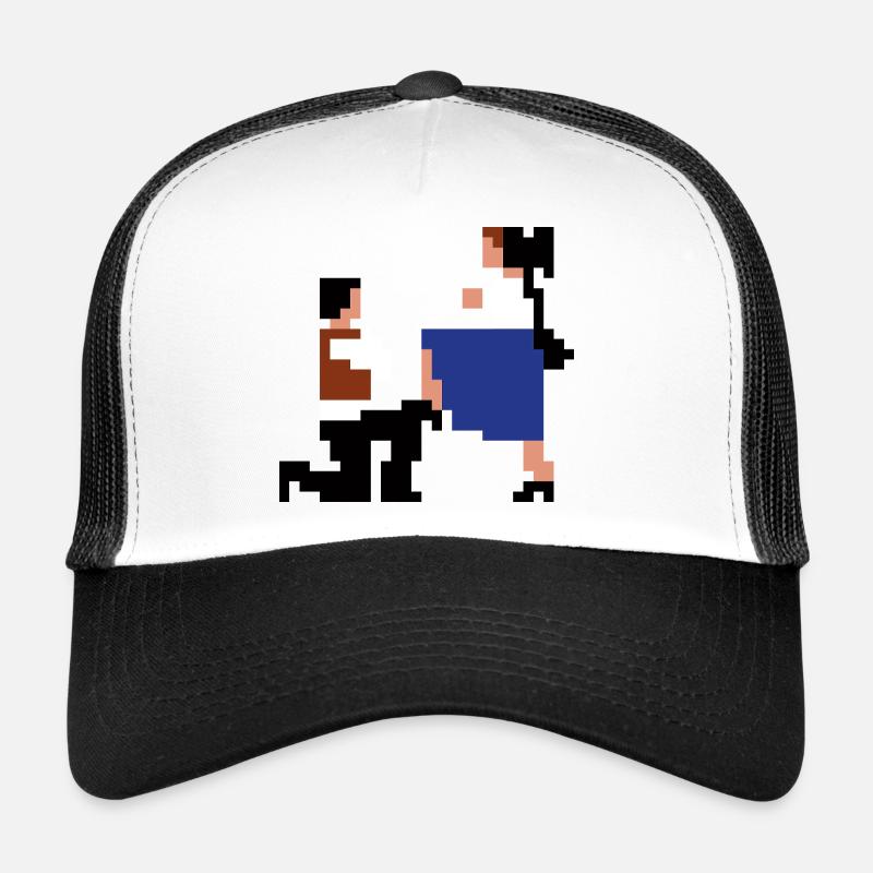 Šij, luby šewco šij... - Trucker Cap - white/black