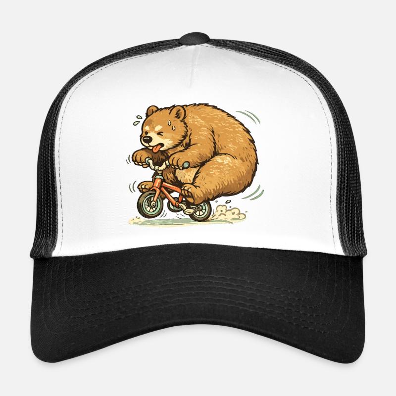 Frénésie de l’ours sur le vélo Casquette trucker 