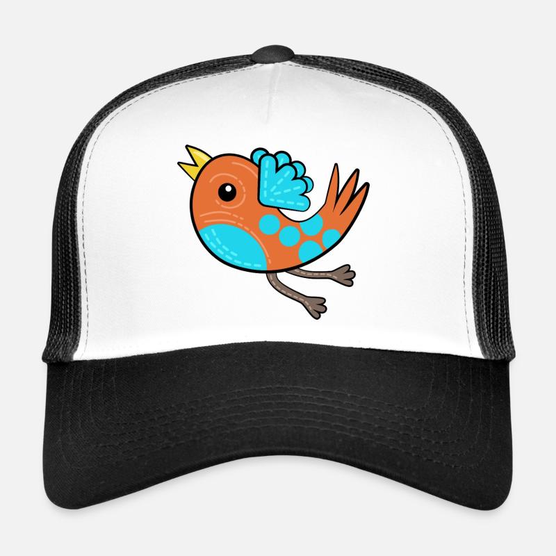 Petit Oiseau Orange Casquette trucker 