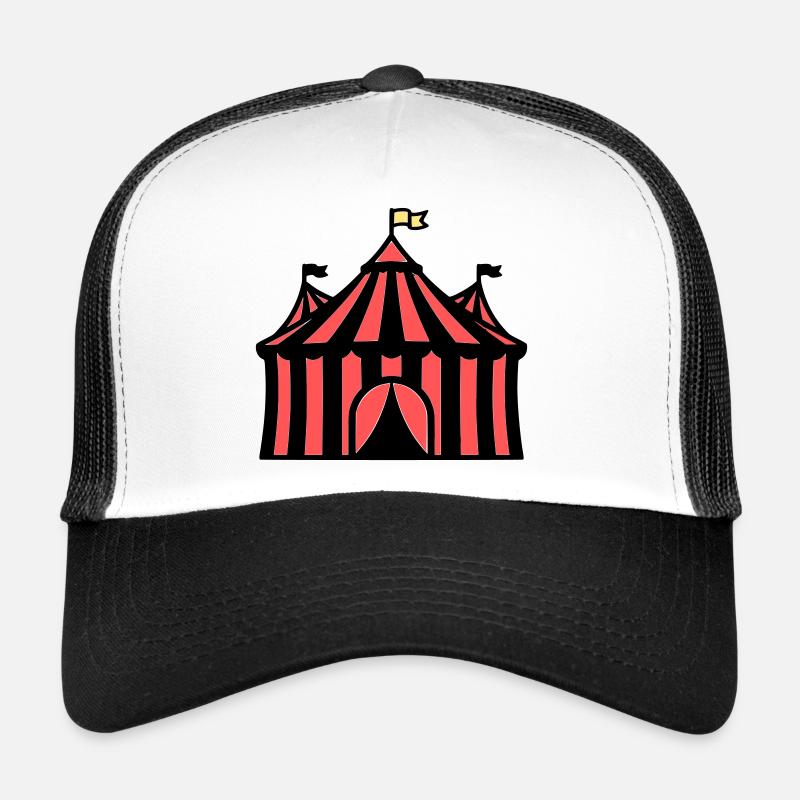 Cirque Tente Manege Cirque Coloré Casquette trucker 