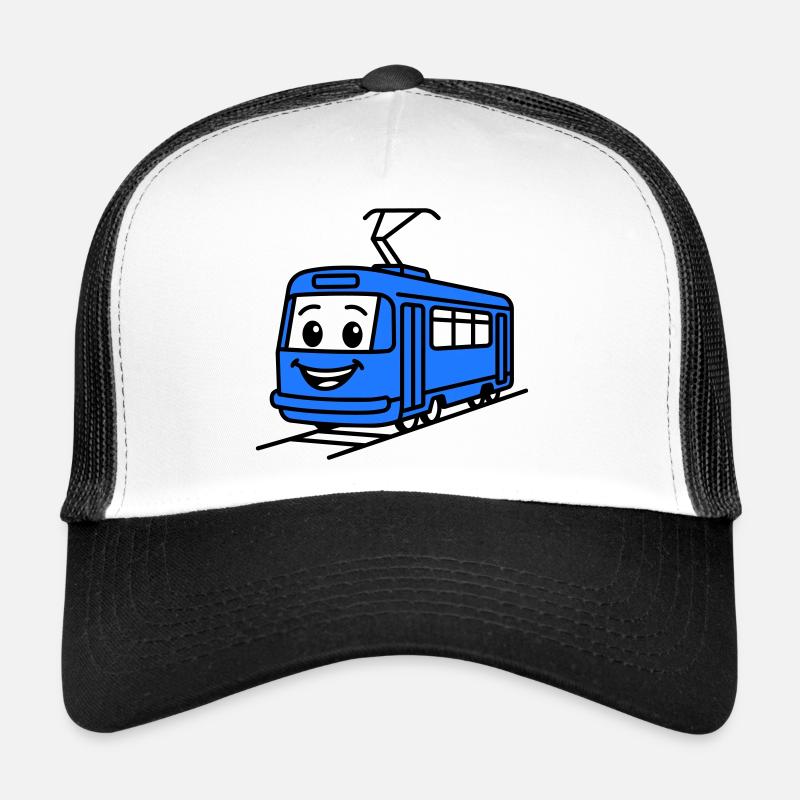Dessin animé du tramway Casquette trucker 