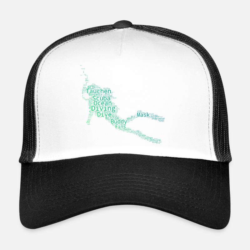 Idée cadeau de plongée sous-marine pour des aventures sous-marines Casquette trucker 