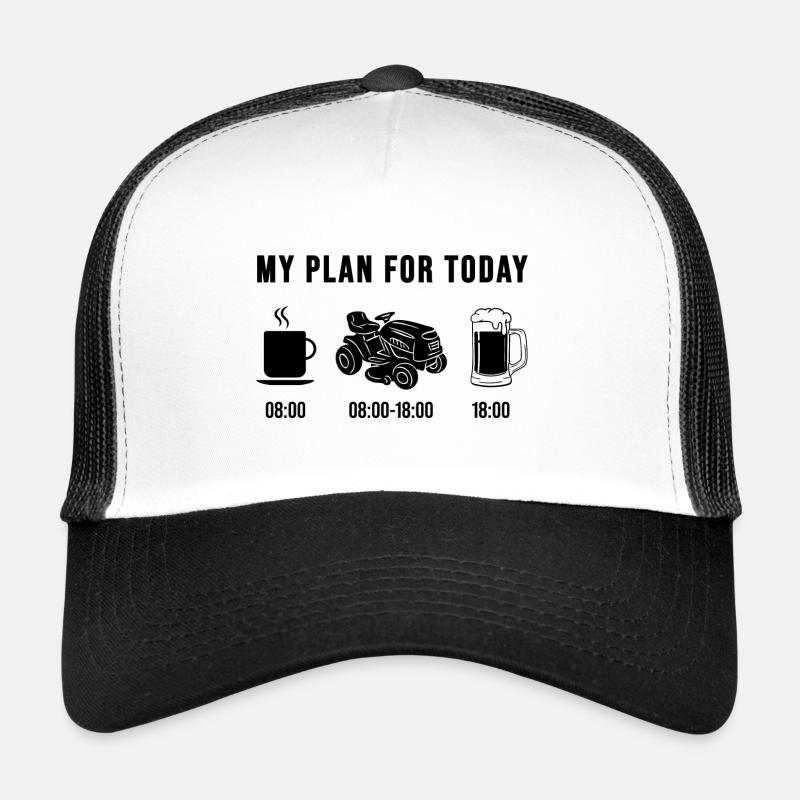 Lawn Tractor Lawn Mower Lawn Mowing Plan for Today Trucker Cap
