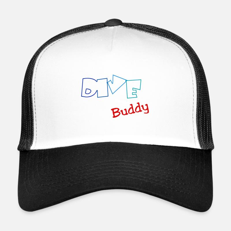 Diver Dive Buddy Scuba Trucker Cap