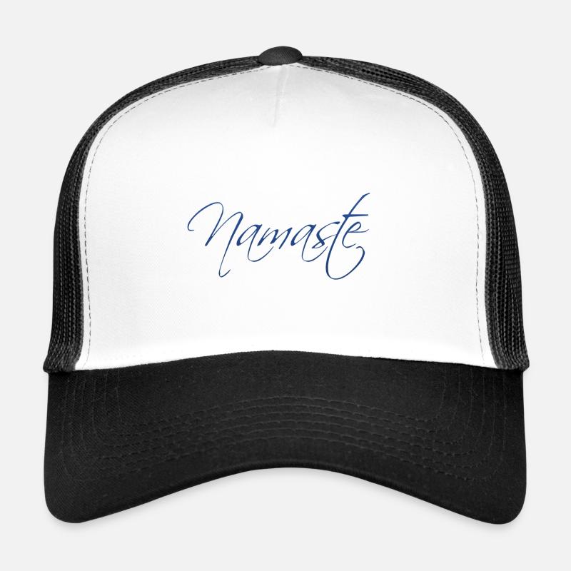 Namaste - Trucker Cap - Weiß/Schwarz