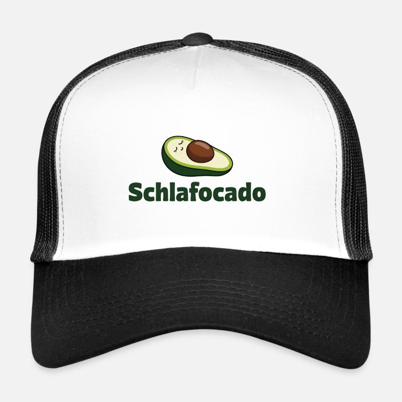 Schlafocado - Design d’avocat amusant Casquette trucker 