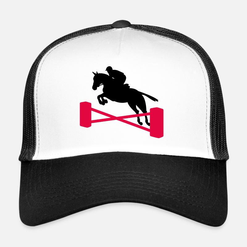 show jumping Trucker Cap