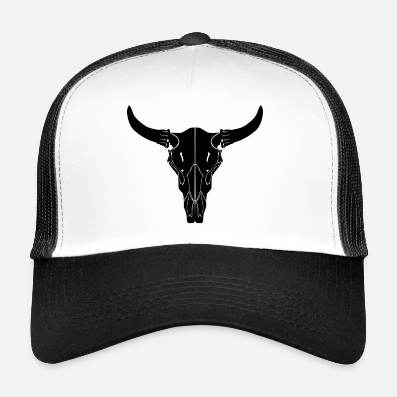cooler Rinderschädel Trucker Cap