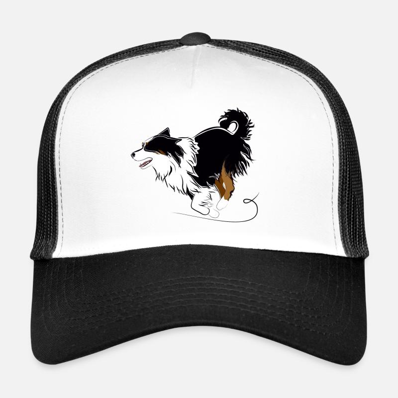 Arthur - Casquette trucker  - blanc/noir