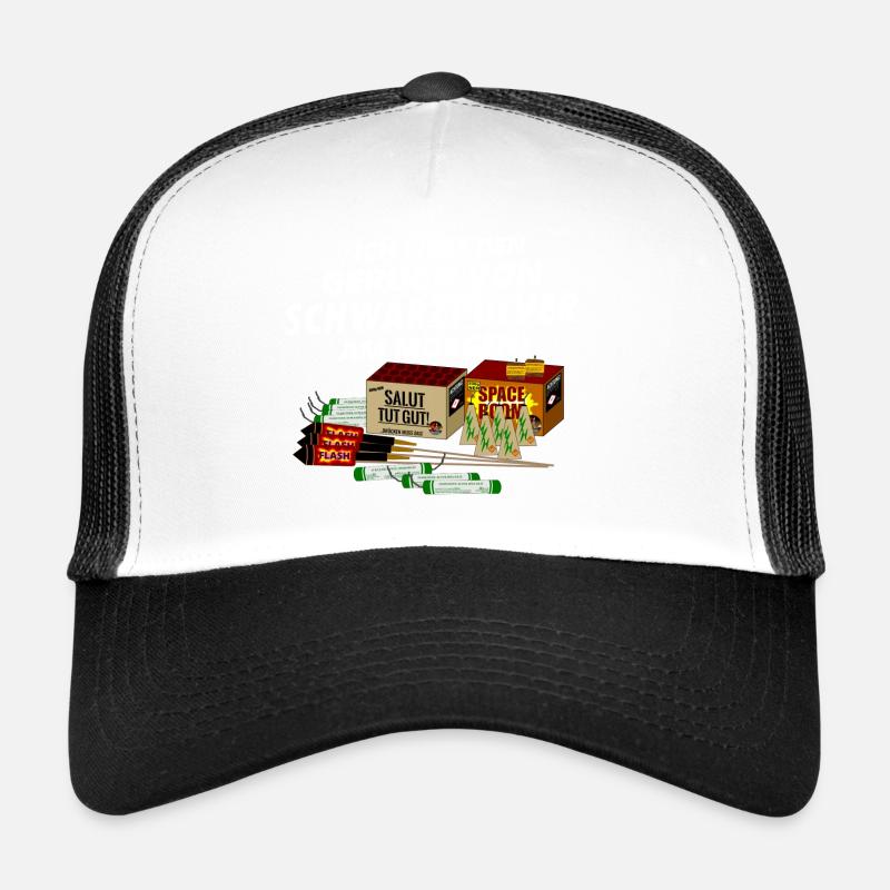 Pyro dans les feux d'artifice du matin Casquette trucker 