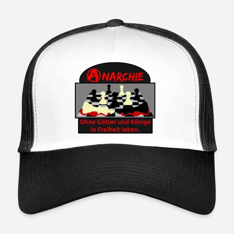 Anarchy - Trucker Cap - white/black