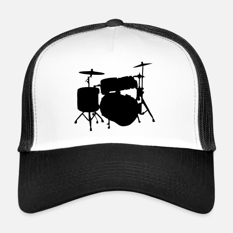 Drums - Trucker Cap - white/black