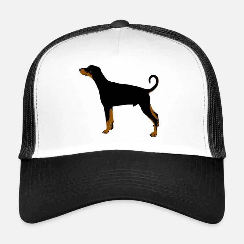 Doberman pinscher - Trucker Cap - white/black