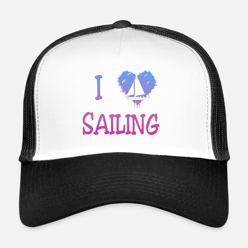 i love sailing Trucker Cap