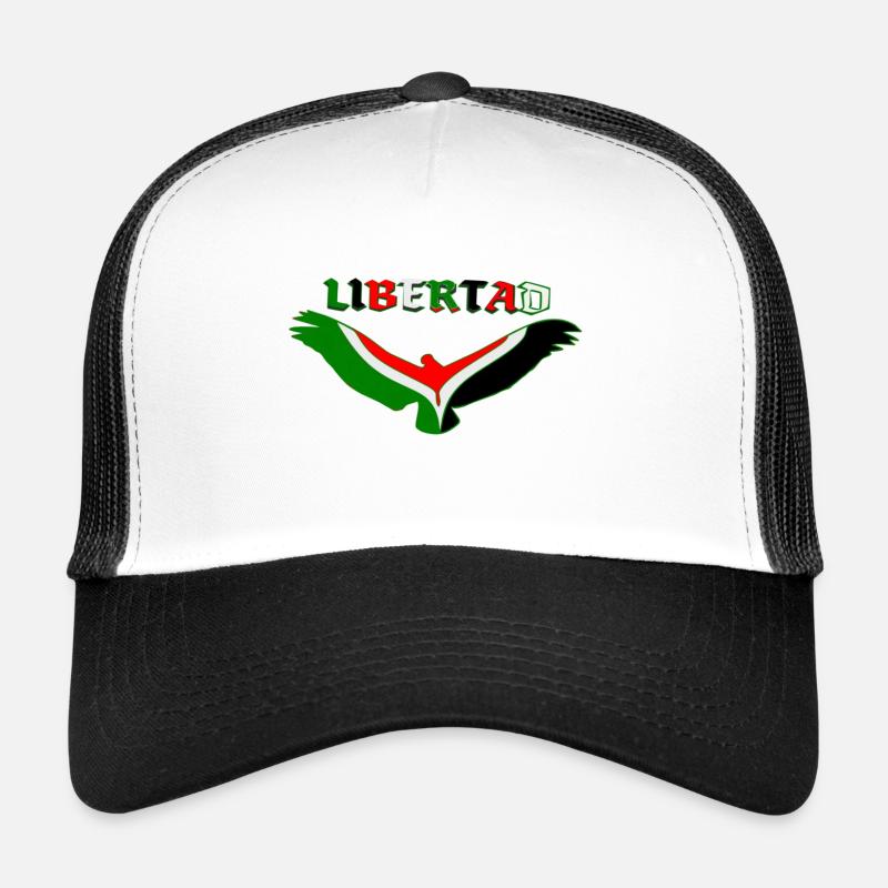 Aigle de Palestine. Casquette trucker 