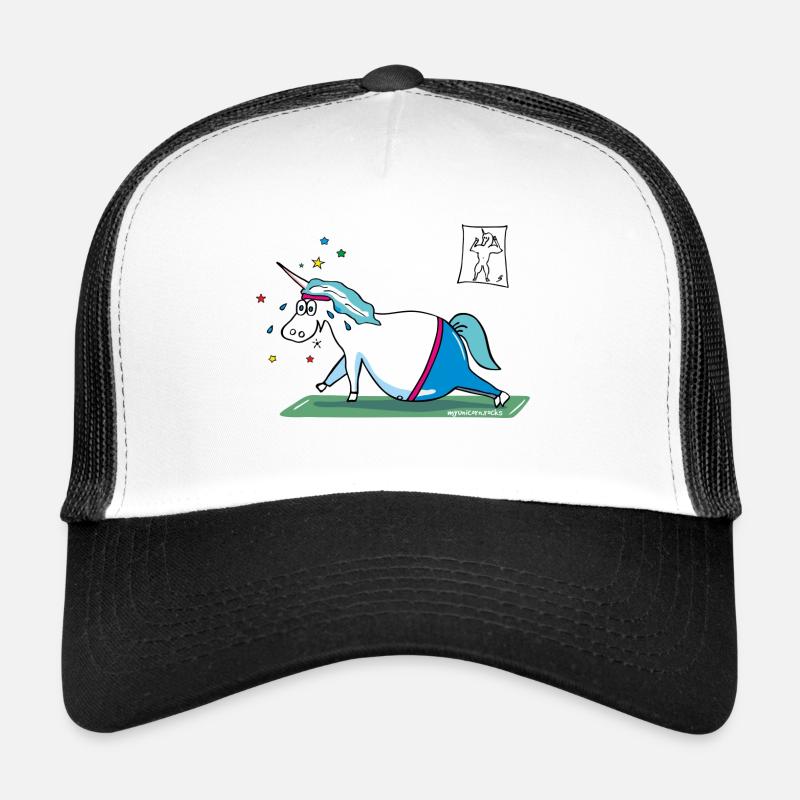 "Fluffy" fat unicorn - mopsiges Einhorn Trucker Cap