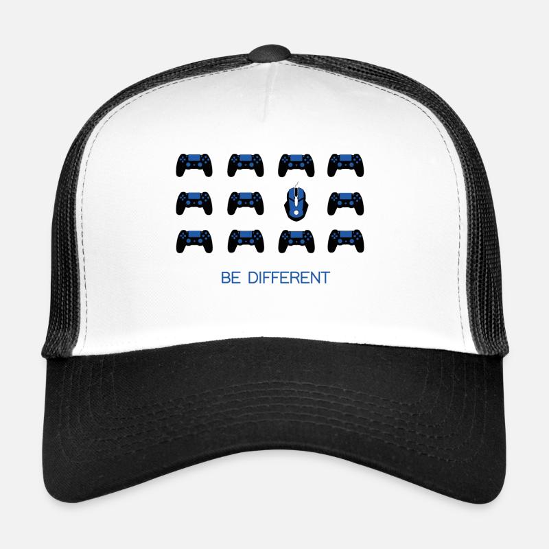 BLEU NOIR - SOYEZ DIFFÉRENT Casquette trucker 