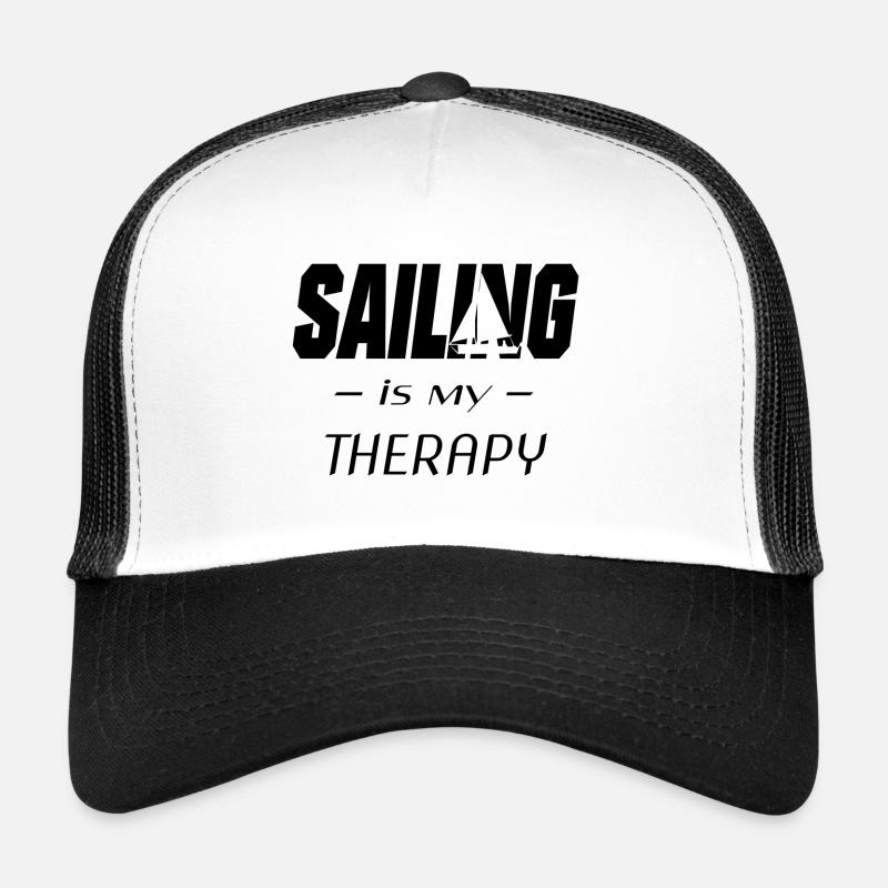 sailing seglen - Trucker Cap - Weiß/Schwarz