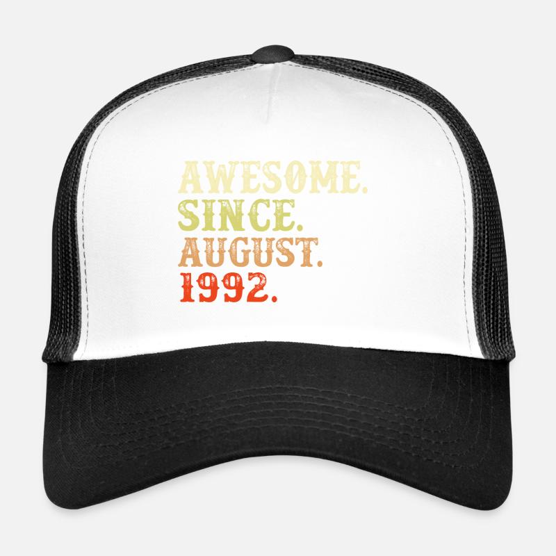 August 1992 - 30. Geburtstag Geschenk. Awesome. Trucker Cap