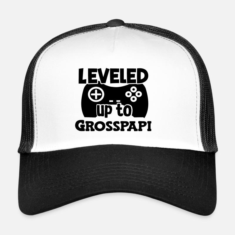 Leveled to Grosspapi befördert zum Grosspapi Opa Trucker Cap