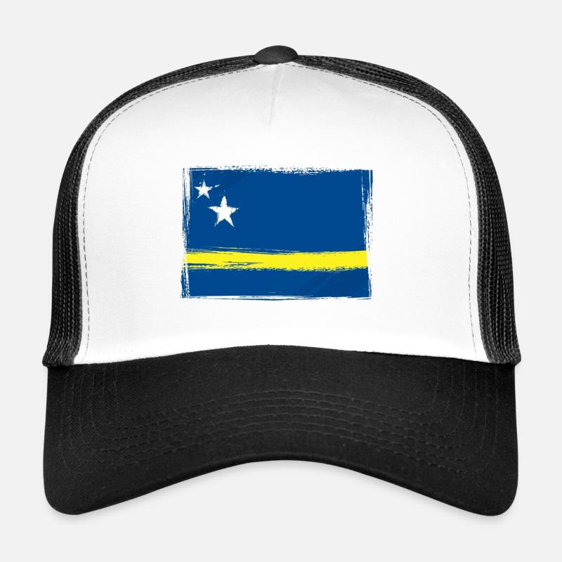 Curacao - Trucker Cap - white/black