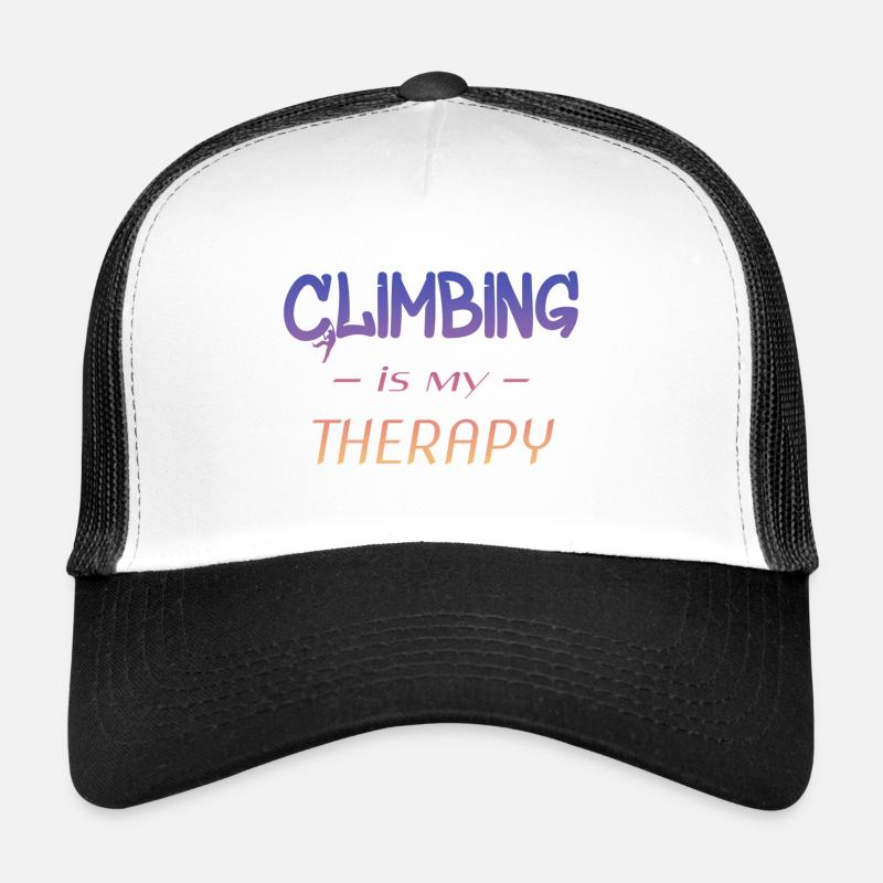 Climbing is my therapy Trucker Cap