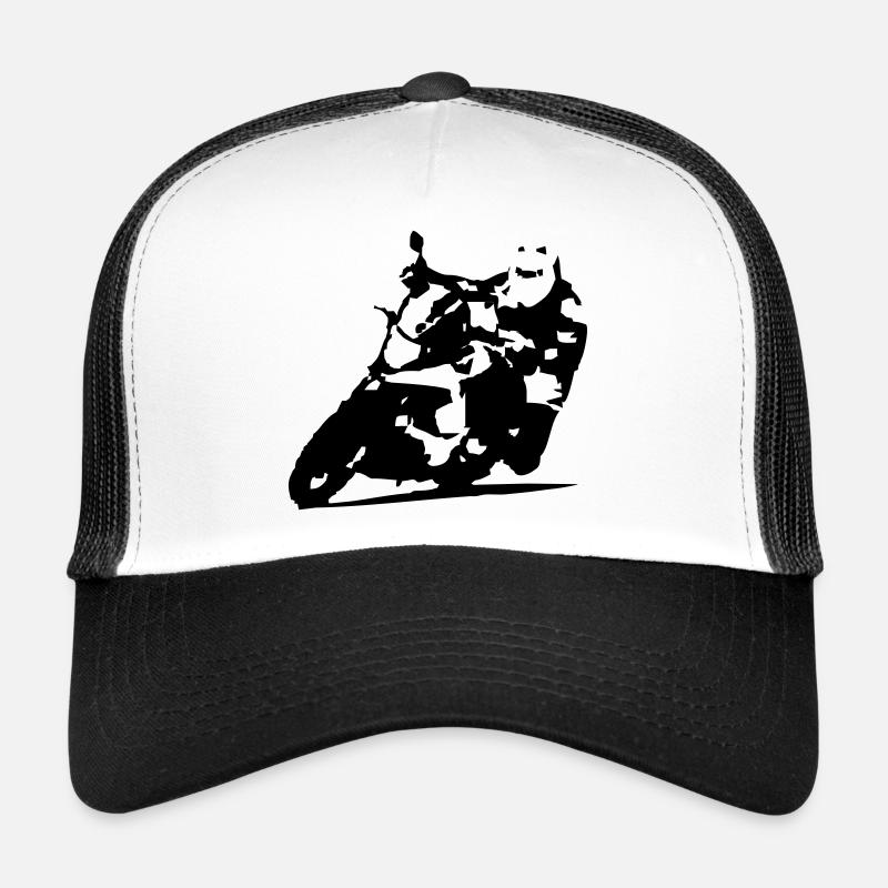 Crossrunner - Trucker Cap - Weiß/Schwarz