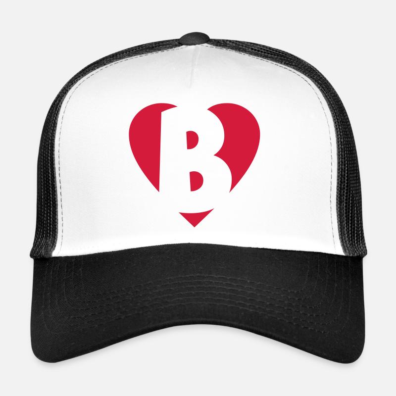 Cœur B - J'aime B Casquette trucker 