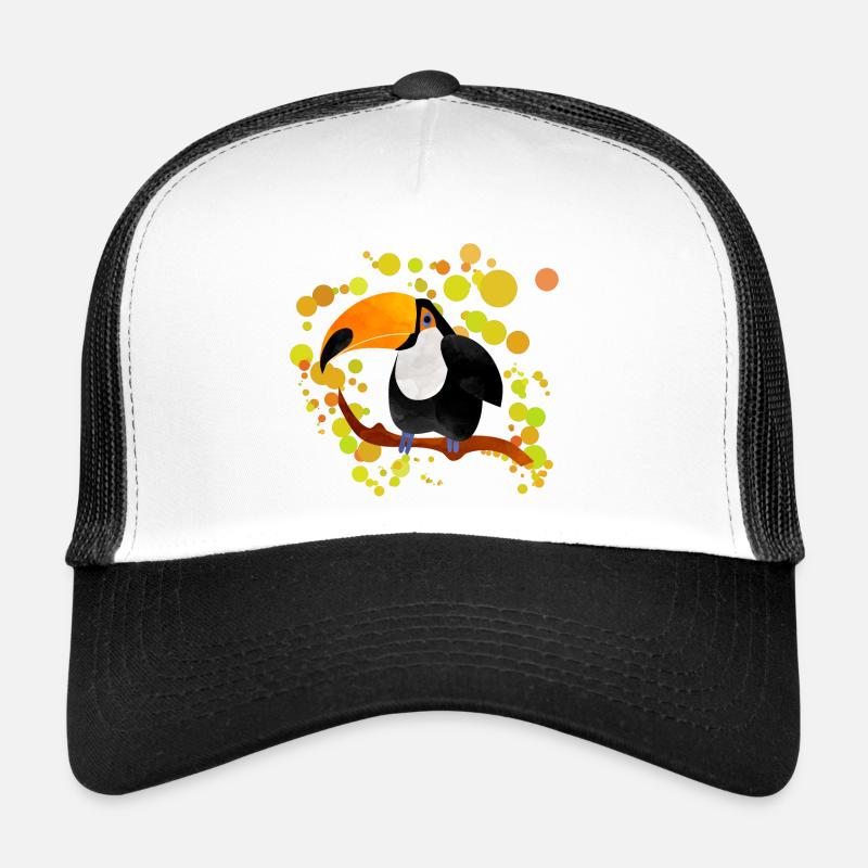 Tukan - Trucker Cap - Weiß/Schwarz