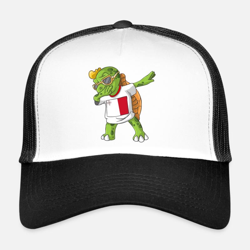 Malta Dabbing turtle Trucker Cap