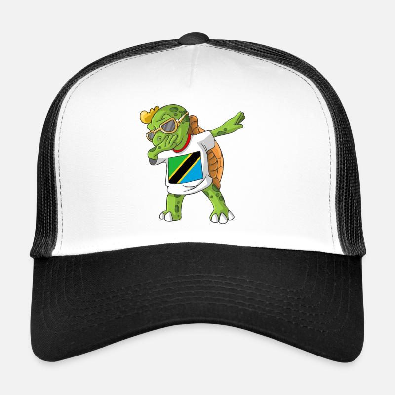 Tanzania Dabbing turtle Trucker Cap