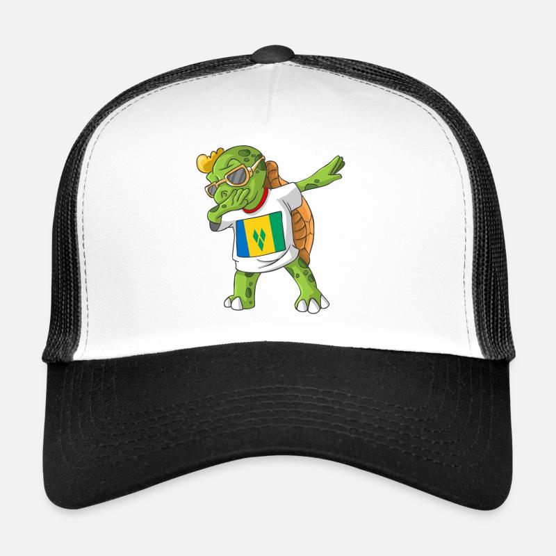 St. Vincent und die Grenadinen Dabbing Schildkröte Trucker Cap