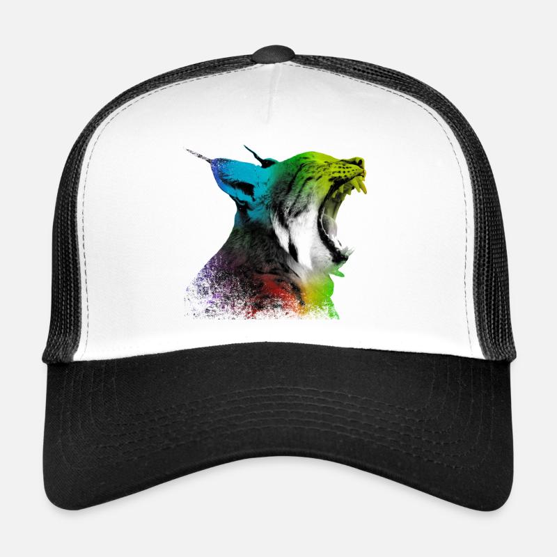 Gähnender Luchs Trucker Cap