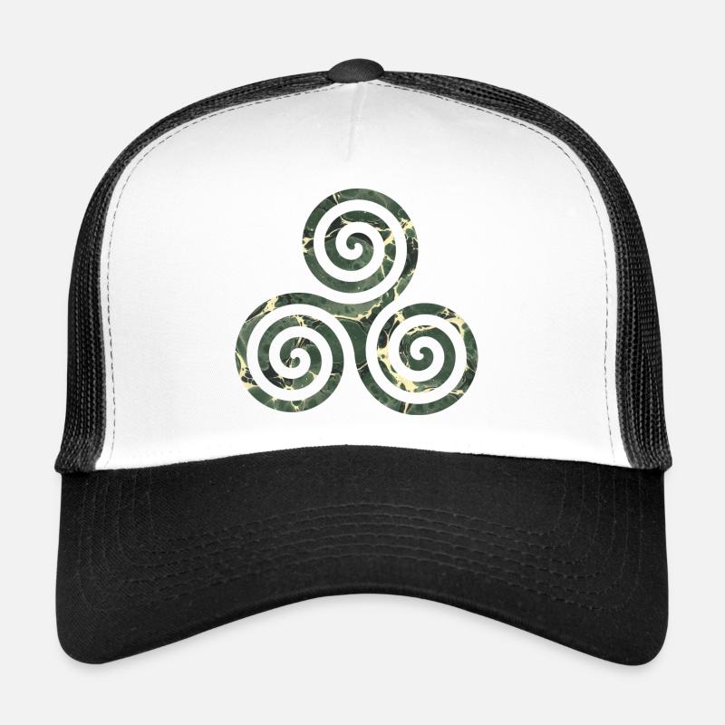 keltisches symbol triskele e 226 Trucker Cap