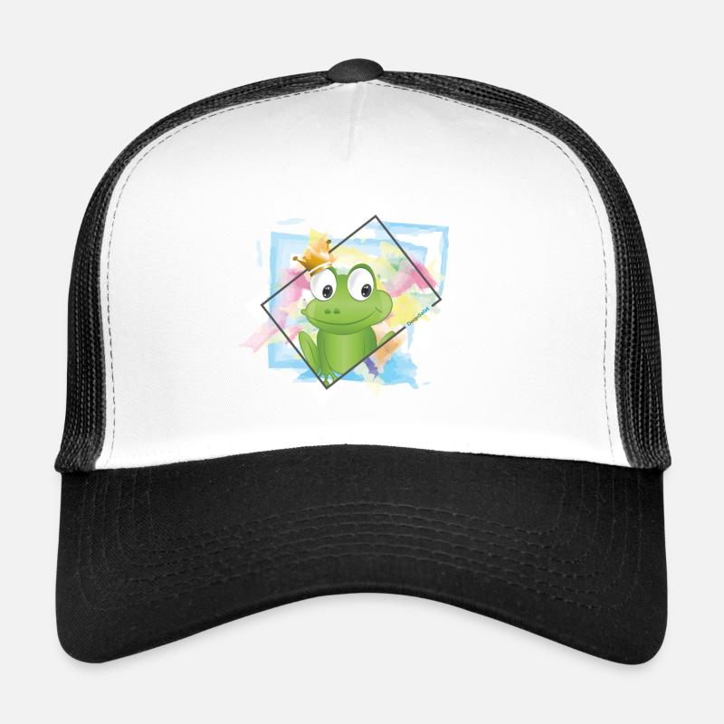Le roi grenouille de conte de fées est dans la maison Casquette trucker 