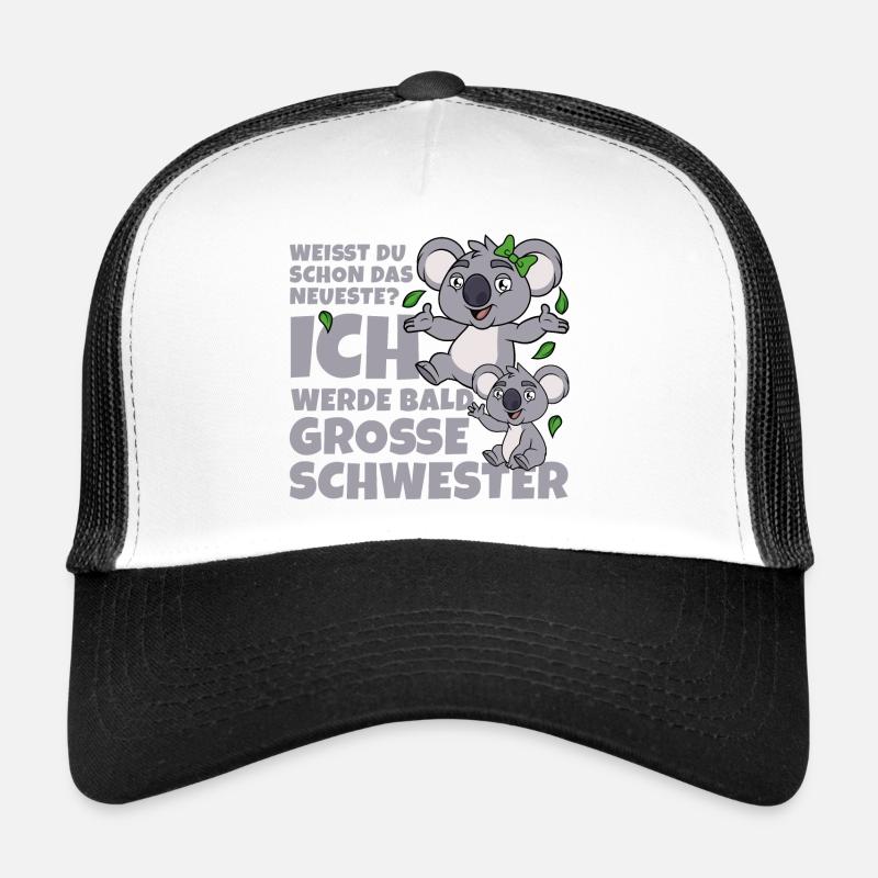 Bald Große Schwester Koala Geschwister Mädchen Trucker Cap