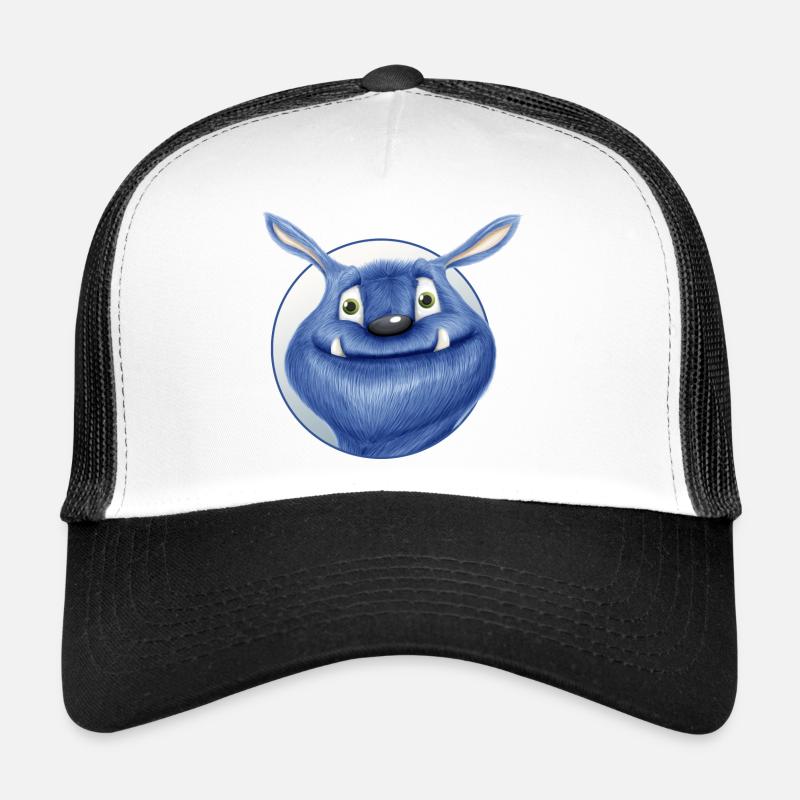Monstre bleu Casquette trucker 