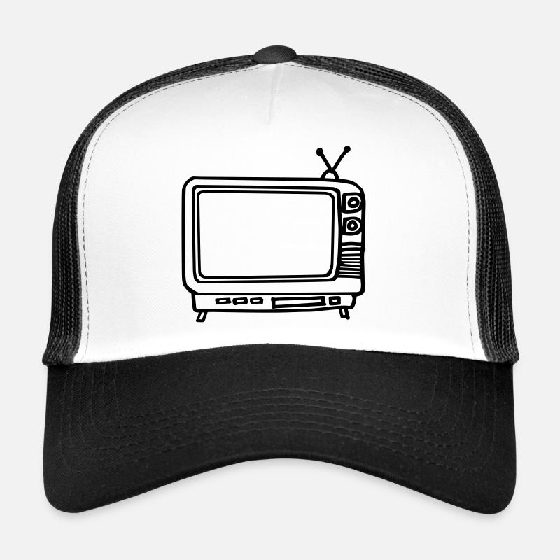TV - Trucker Cap - white/black