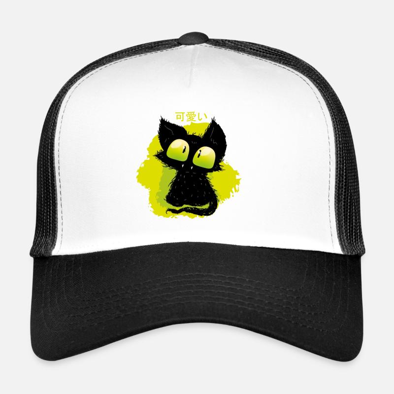 Kuromi - Trucker Cap - Weiß/Schwarz