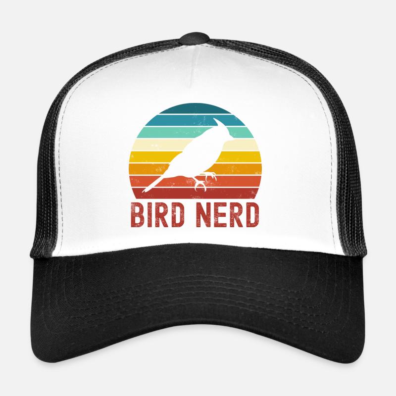 Oiseaux oiseaux - Casquette trucker - blanc/noir