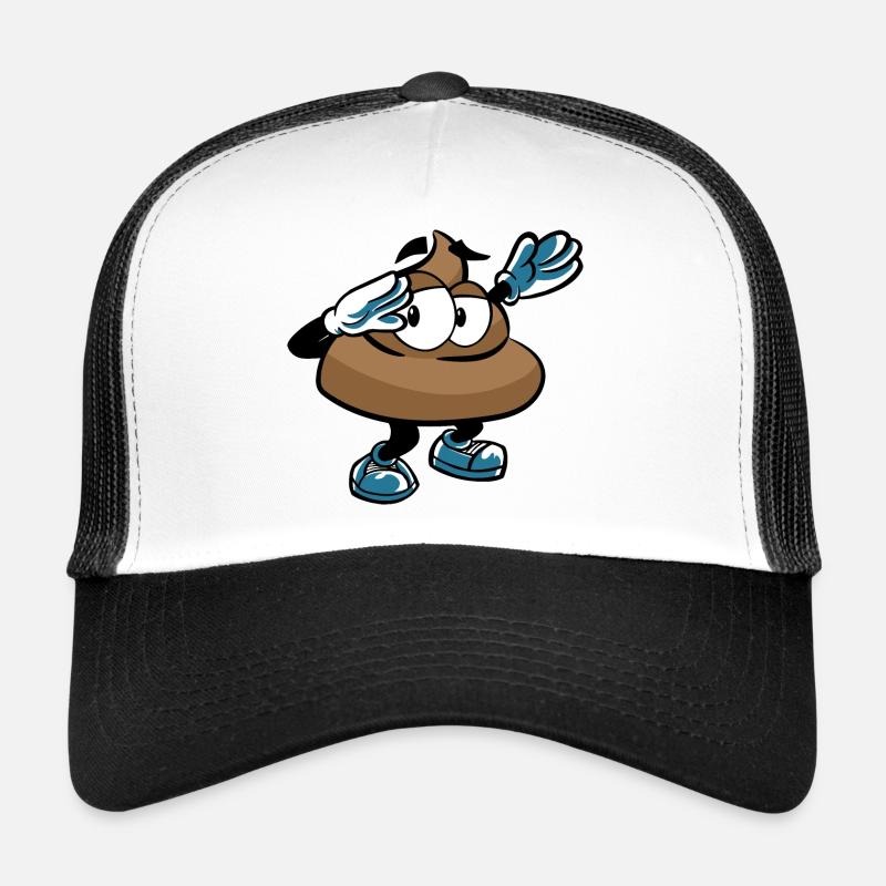 DABBING POOP CACA Casquette trucker 