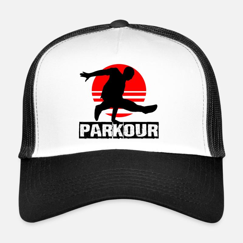 Parkour - Trucker Cap - white/black
