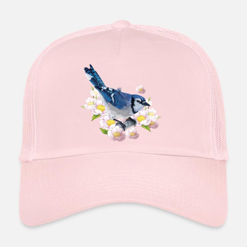 Blue Chara Trucker Cap