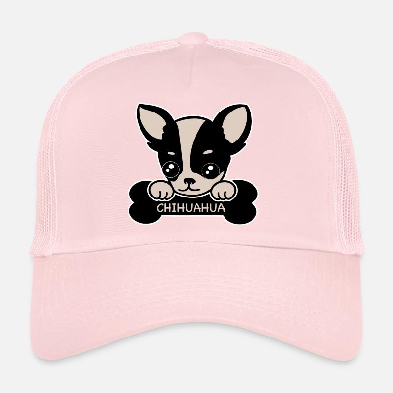 Chihuahua et os Casquette trucker 