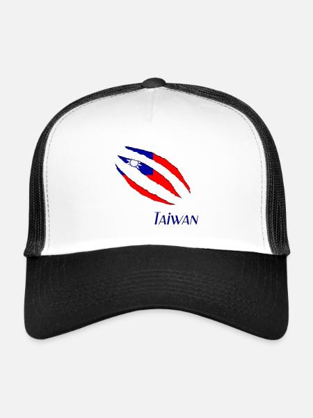Taiwan - Trucker Cap - Weiß/Schwarz