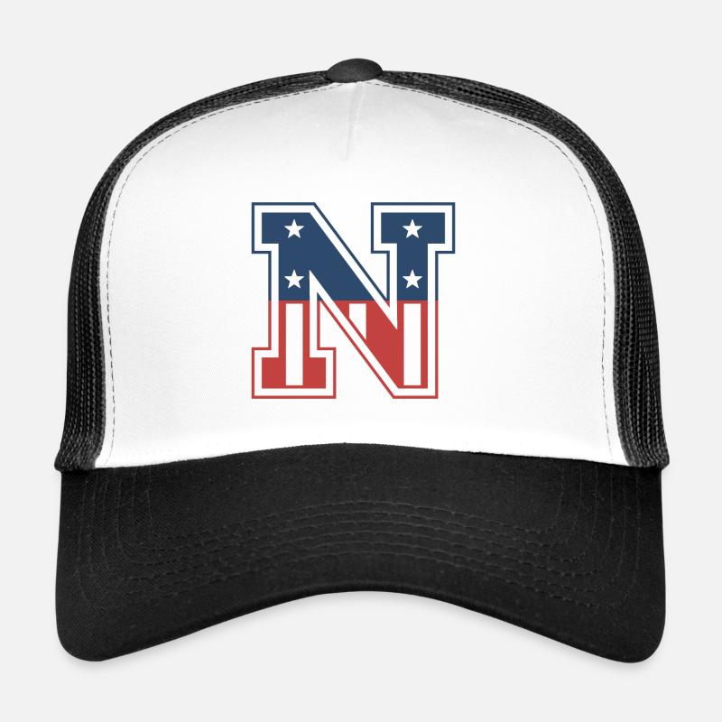 Lettre N États-Unis Casquette trucker 