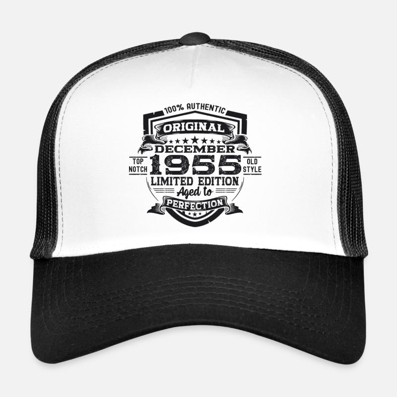 Born December 1955 67th birthday present Trucker Cap