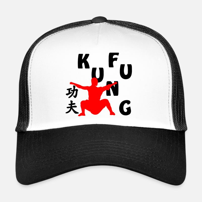 Shaolin Mönch Schattenfigur Trucker Cap