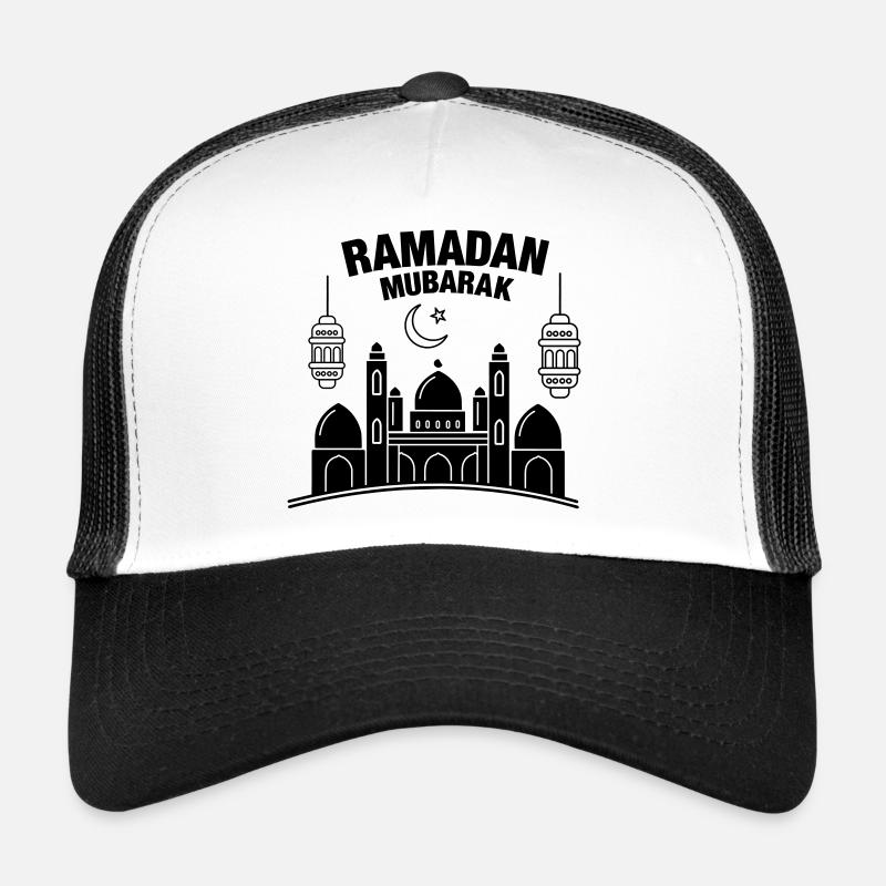 Ramadan Mubarak lights Trucker Cap