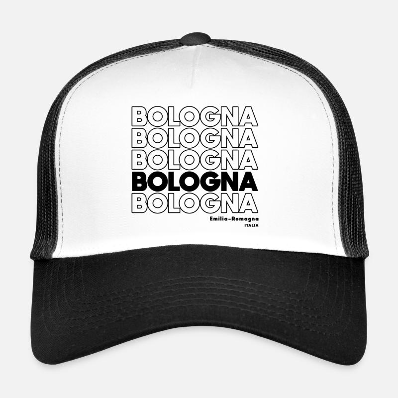 Design de lettrage de Bologne Émilie-Romagne Casquette trucker 